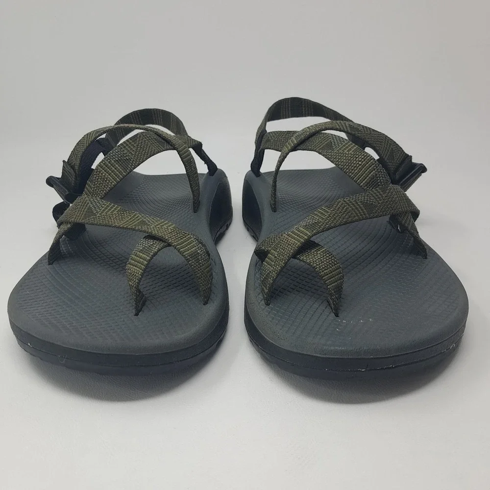 Chaco Z2 Classic Olive Green Toe Loop Hiking Sandals Mens Size 13 M J105977